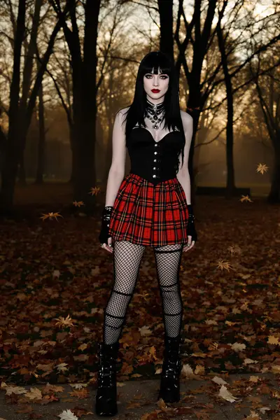 Hyper-Realistic E-Girl Portrait: Full Body and Cinematic Lighting — Gemini prompt variation 4