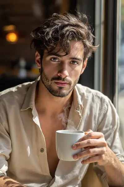 The Personification of Coffee: Cinematic Portrait Prompt