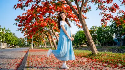Midjourney Summer Floral Lifestyle Portrait Prompt — Midjourney prompt variation 4