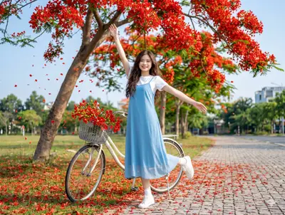 Midjourney Summer Floral Lifestyle Portrait Prompt — Midjourney prompt variation 2
