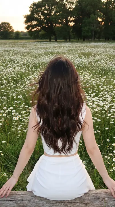 Midjourney Nostalgic Meadow Portrait Photography Prompt — AI prompt variation 5