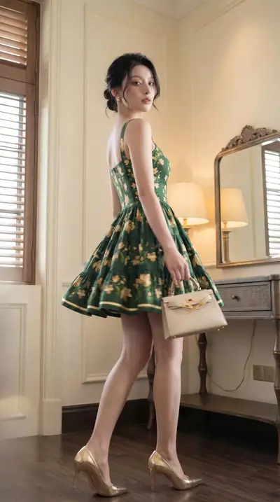 Prom fashion dresses and handbags follow the brand. — Gemini prompt variation 6