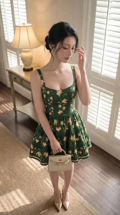 Prom fashion dresses and handbags follow the brand. — Gemini prompt variation 7